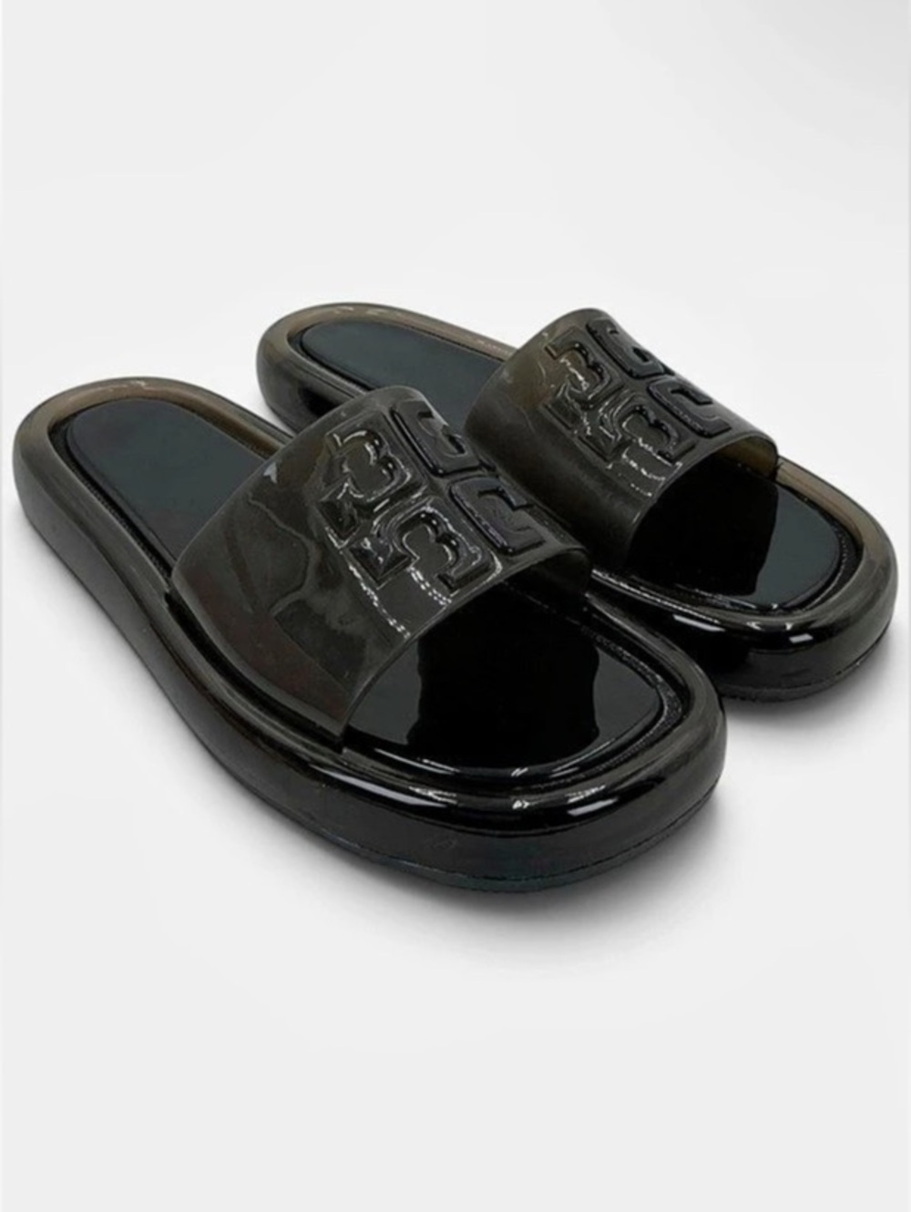 Tory Burch Bubble Jelly Slide Sandal Black